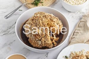 Sesame Crusted Roasted Cauliflower - Set 3