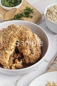 Sesame Crusted Roasted Cauliflower - Set 3