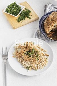 Sesame Crusted Roasted Cauliflower - Set 4