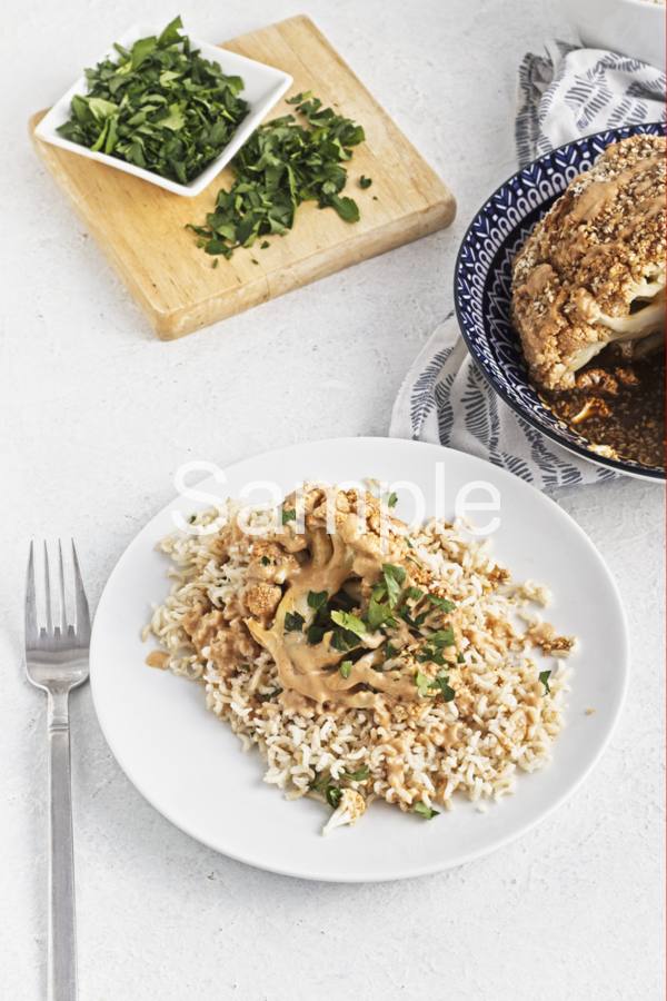 Sesame Crusted Roasted Cauliflower - Set 4