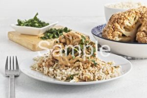 Sesame Crusted Roasted Cauliflower - Set 4