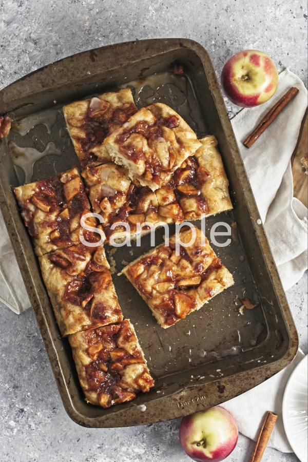 Apple Fritter Focaccia - Set 3
