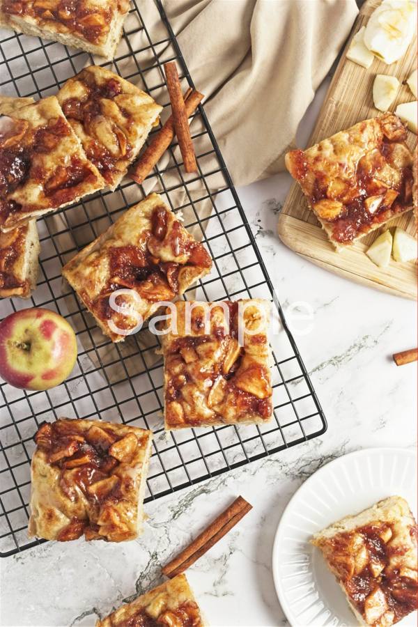 Apple Fritter Focaccia - Set 4