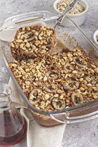 PB Banana Baked Oatmeal - Set 4