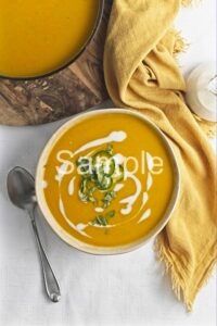 Spicy Red Kuri Soup - Set 1