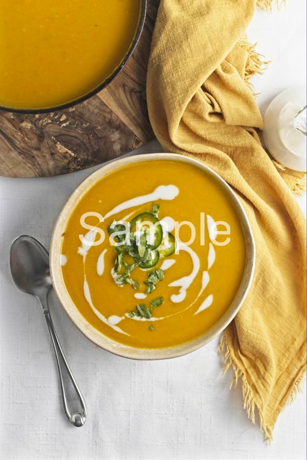 Spicy Red Kuri Soup - Set 1