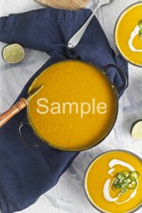 Spicy Red Kuri Soup - Set 2