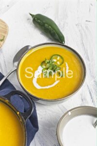 Spicy Red Kuri Soup - Set 2
