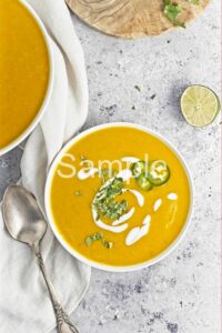 Spicy Red Kuri Soup - Set 3