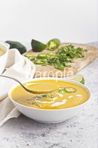 Spicy Red Kuri Soup - Set 3