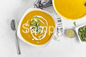 Spicy Red Kuri Soup - Set 4
