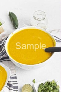Spicy Red Kuri Soup - Set 4