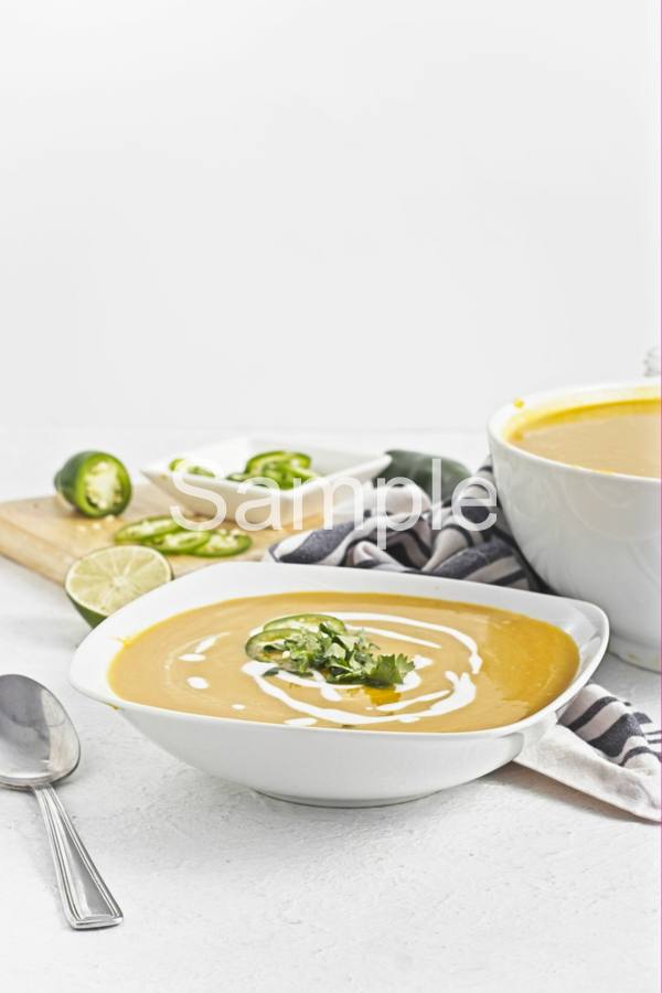 Spicy Red Kuri Soup - Set 4