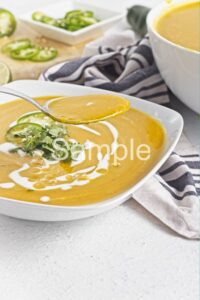 Spicy Red Kuri Soup - Set 4