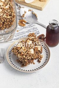 Apple Walnut Baked Oatmeal - Set 1