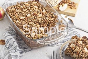 Apple Walnut Baked Oatmeal - Set 1