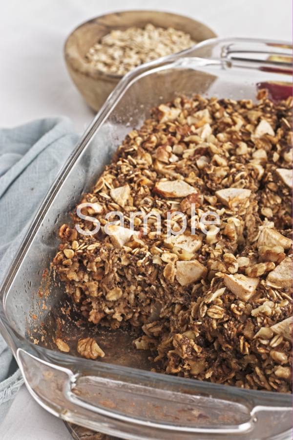 Apple Walnut Baked Oatmeal - Set 4