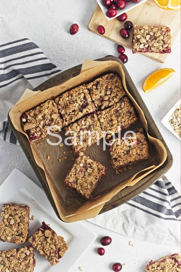 Cranberry Crisp Bars - Set 1
