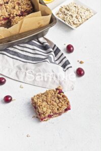 Cranberry Crisp Bars - Set 1