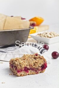 Cranberry Crisp Bars - Set 1