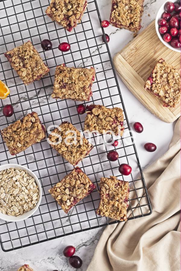 Cranberry Crisp Bars - Set 2