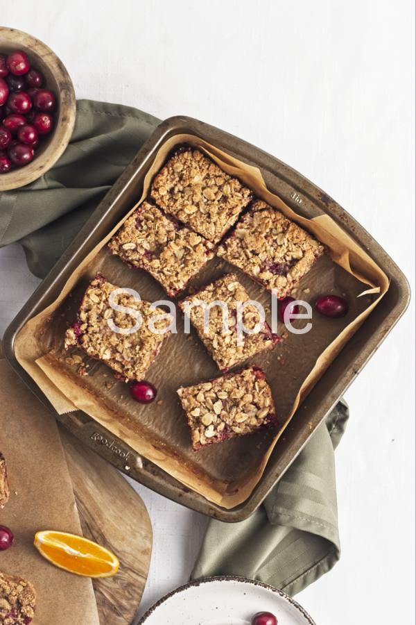 Cranberry Crisp Bars - Set 5