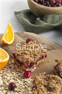 Cranberry Crisp Bars - Set 5