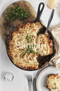 Mushroom Lentil Shepherds Pie - PLR