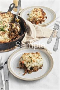 Mushroom Lentil Shepherds Pie - PLR