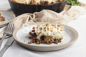 Mushroom Lentil Shepherds Pie - PLR