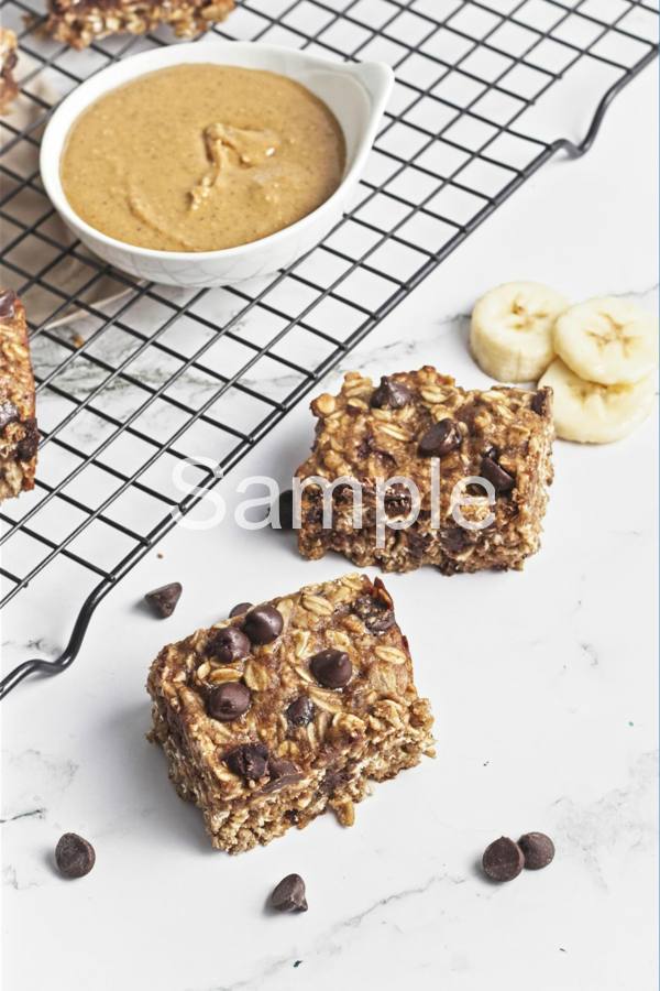 PB Banana Oat Bars - Set 2