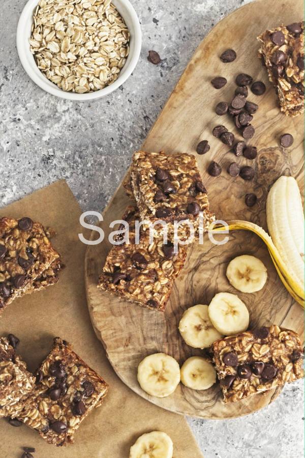 PB Banana Oat Bars - Set 4