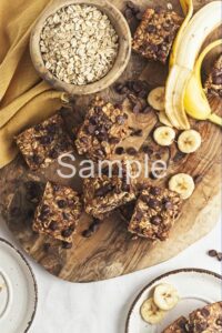 PB Banana Oat Bars - Set 5