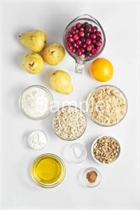 Olive Oil Pear Cranberry Crisp - PLR
