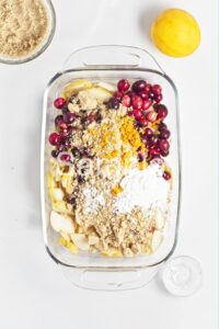 Olive Oil Pear Cranberry Crisp - PLR