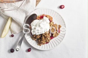 Olive Oil Pear Cranberry Crisp - PLR