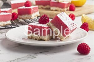 Raspberry Lemon Curd Bars - Set 2