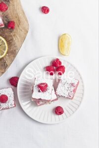 Raspberry Lemon Curd Bars - Set 5