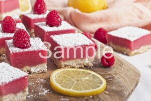 Raspberry Lemon Curd Bars - Set 5