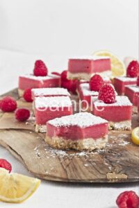 Raspberry Lemon Curd Bars - Set 5