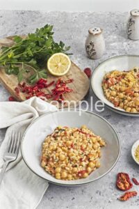 Chickpea and Sun-dried Tomato Risotto - Set 3