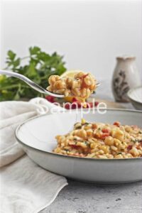 Chickpea and Sun-dried Tomato Risotto - Set 3