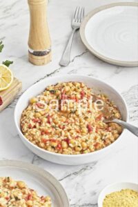 Chickpea and Sun-dried Tomato Risotto - Set 4