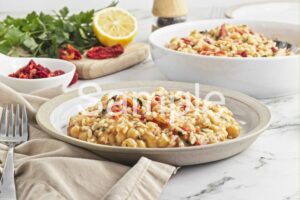 Chickpea and Sun-dried Tomato Risotto - Set 4