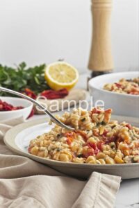 Chickpea and Sun-dried Tomato Risotto - Set 4