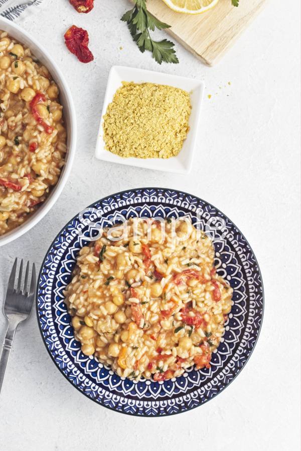 Chickpea and Sun-dried Tomato Risotto - Set 5