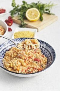 Chickpea and Sun-dried Tomato Risotto - Set 5
