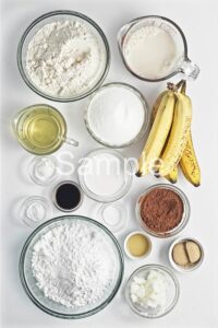 Banana Chocolate Cake - Set 1