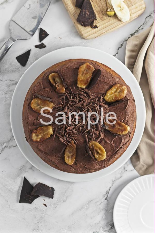 Banana Chocolate Cake - Set 1
