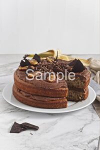 Banana Chocolate Cake - Set 1